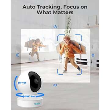 REOLINK E1 Pro Indoor Security Camera with Night Vision
