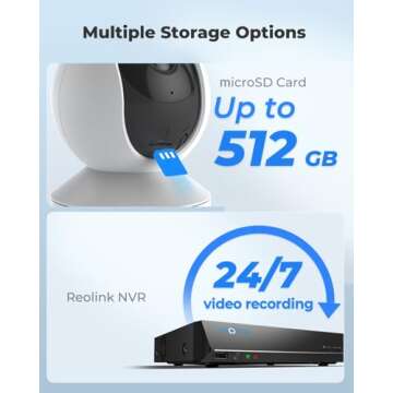 REOLINK E1 Pro Indoor Security Camera with Night Vision