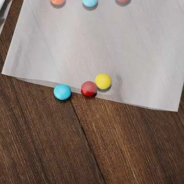 300 pcs Clear 4" x 6" Flat Cello Cellophane Bags Poly Treat Bags 2.8 mils for Gift Wrapping, Bakery, Cookie, Candies, Toast, Dessert, Party Favors Packaging with Color Twist Ties