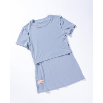 AUROLA Soft Modal Fitted Crop Tee Women Gym Casual Wear