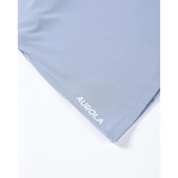 AUROLA Soft Modal Fitted Crop Tee Women Gym Casual Wear