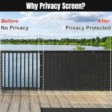 SPORTYOUTH 3ft x 50ft Privacy Screen for Outdoor Areas
