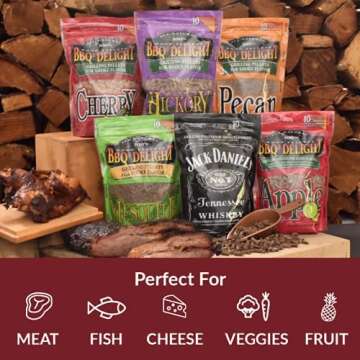 Wood Smoking Pellets for Flavorful BBQ Grilling