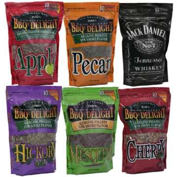 Wood Smoking Pellets for Flavorful BBQ Grilling