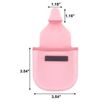 KIBBEH Pink Reusable Silicone Fuel Glove, Protect Hands from Filthy Gas Pump Handles and Keypads, Durable and Universal