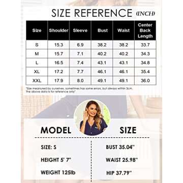 Ekouaer Nightgowns for Women Button Down Pajamas Tops Short Sleeve Sleepwear V-Neck Sleepwear Misty Rose M