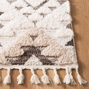 Durable & Stylish SAFAVIEH Boho Tassel Shag Area Rug