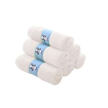 HIPHOP PANDA Soft Bamboo Baby Washcloths - 30 Pack