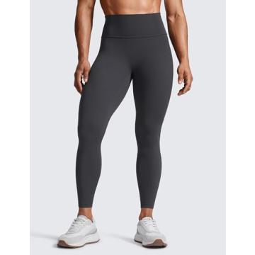 CRZ YOGA Secretsculpt Butterlift Workout Leggings 25" - No Front Seam High Waisted Womens Yoga Pants...