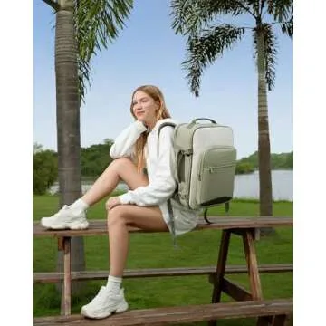 LOVEVOOK 40L Travel Backpack for Women & Men, Large Carry on Backpack for Airplanes with 3 Packing C...