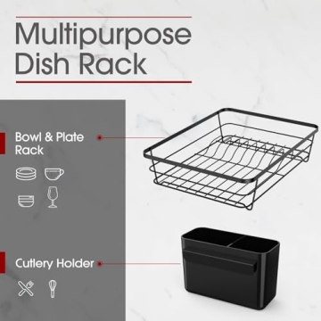 Sakugi Compact Stainless Steel Dish Rack Efficient Drainage