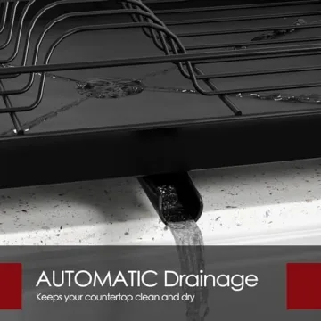 Sakugi Compact Stainless Steel Dish Rack Efficient Drainage