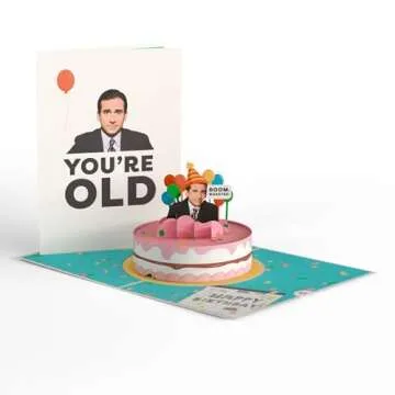 Lovepop Happy Birthday Pop-Up Card for Her and Him - 3D The Office Birthday Greeting Cards for Boys,...