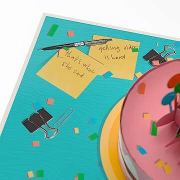 Lovepop Happy Birthday Pop-Up Card for Her and Him - 3D The Office Birthday Greeting Cards for Boys, Girls, Men, Women - Boom. Roasted. - 5" x 7" Michael Scott - Blank Note Card & Envelope Included