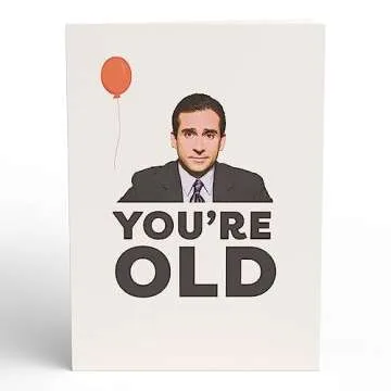 Lovepop Happy Birthday Pop-Up Card for Her and Him - 3D The Office Birthday Greeting Cards for Boys, Girls, Men, Women - Boom. Roasted. - 5" x 7" Michael Scott - Blank Note Card & Envelope Included