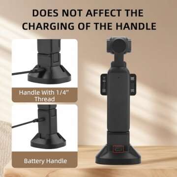 BRDRC Camera Mount Stand for DJI OSMO Pocket 3