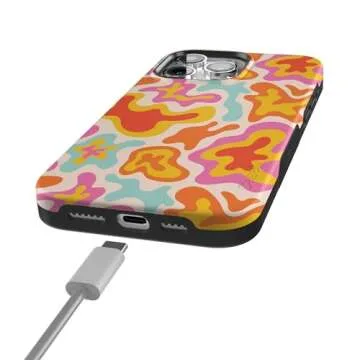 Casely iPhone 15 Pro Max Case - Tropical Color Splash & Bold Features