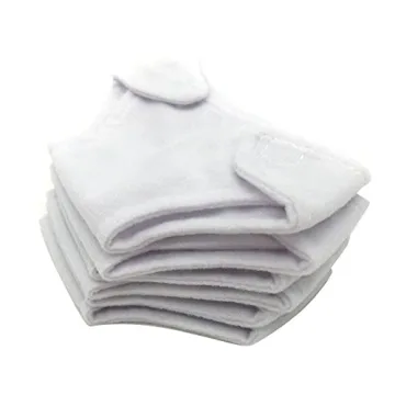 Baby Doll Diapers for Pretend Play | 6 Pack White Diapers