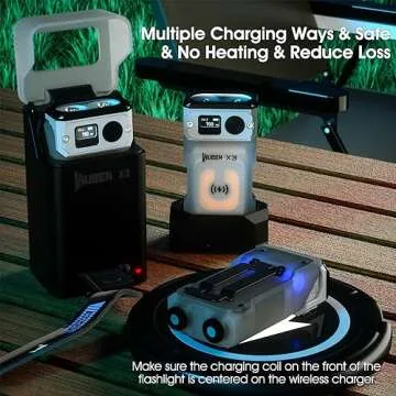 Compact WUBEN X3 Mini Rechargeable EDC Flashlight