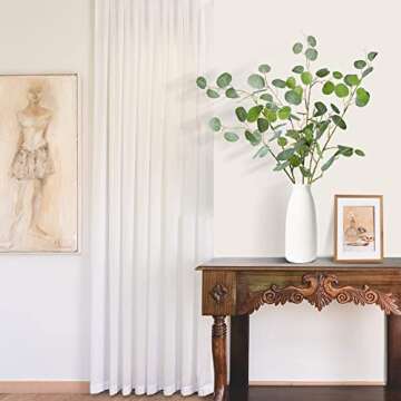 Melorca&Guilla Faux Eucalyptus Stems for Home Decor