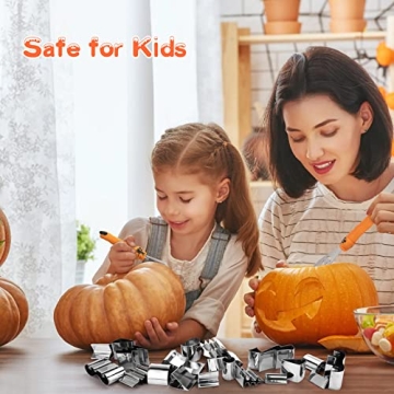 WANNTS Pumpkin Carving Kit for Kids - 24 Pieces