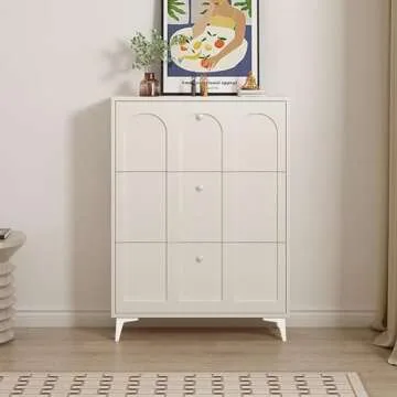 Zisen Bilen Shoe Organizer Slim Cabinet for Small Spaces