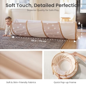 Tiny Land Tunnel Combo for Fun Indoor and Outdoor Play