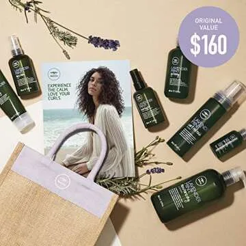 Tea Tree Lavender Mint Curls Collection Set for All Hair Types