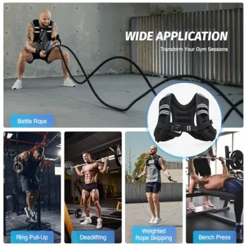 ZELUS Weighted Vest for Enhanced Workouts and Fitness