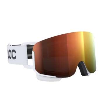 POC, Nexal Clarity, Goggles, Hydrogen White/Spektris Orange, One Size