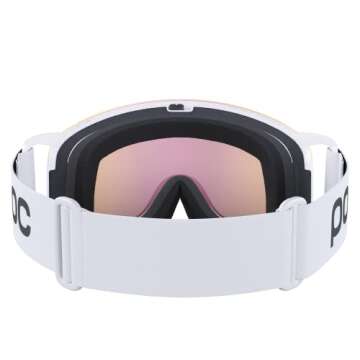 POC, Nexal Clarity, Goggles, Hydrogen White/Spektris Orange, One Size