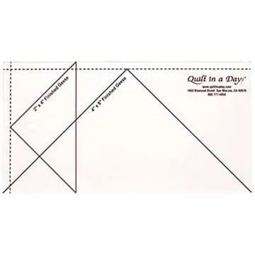 Quilt In A Day Flying Geese Ruler for Perfect Quilting