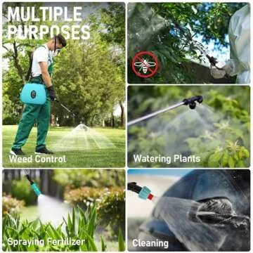 Battery Powered Garden Sprayer with Adjustable Nozzles