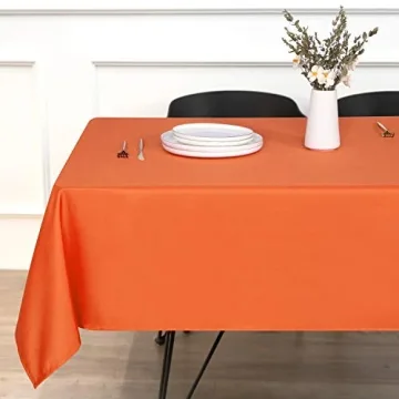 Sancua Rectangle Tablecloth - Vibrant Color & Stain Resistant