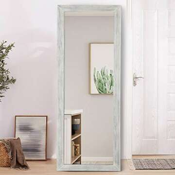 Elevens Rustic Full Length Floor Mirror for Home Decor