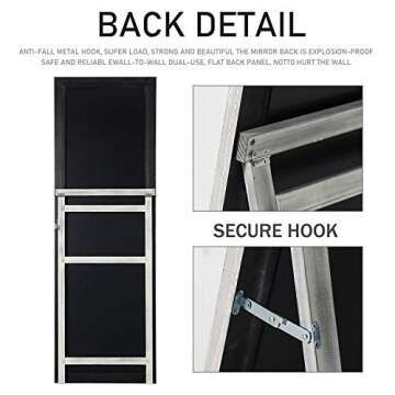 Elevens Rustic Full Length Floor Mirror for Home Decor