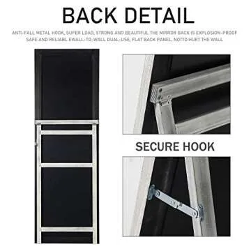 Elevens Rustic Full Length Floor Mirror for Home Decor