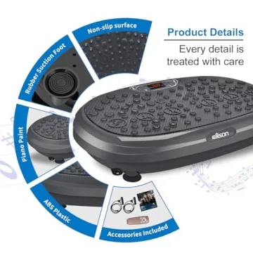 Eilison FitMax 3D XL Vibration Plate for Whole Body Wellness
