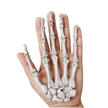 Realistic Halloween Skeleton Hands for Decorations
