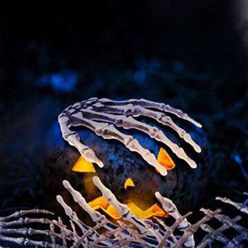 Realistic Halloween Skeleton Hands for Decorations
