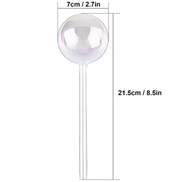 Elegant Self-Watering Glass Bulbs for Easy Plant Care