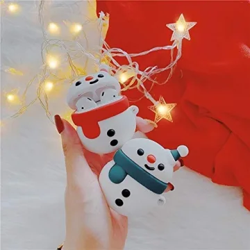 Christmas Snowman Earphone Case for AirPods 1 & 2