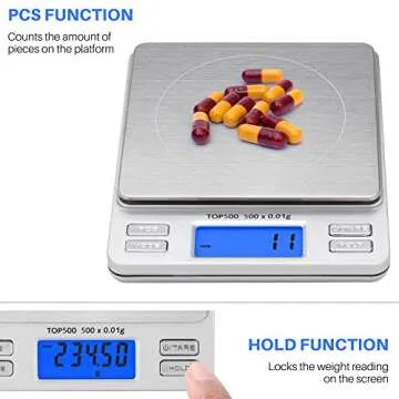 Smart Weigh Digital Pro 500g Pocket Scale - Accurate & Compact