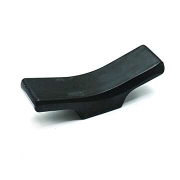 Pomeat Set of 8 Black Porcelain Knife Rests Chopstick Rest set