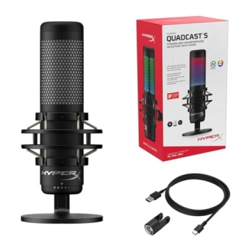 HyperX QuadCast S RGB USB Microphone - Buy Renewed!