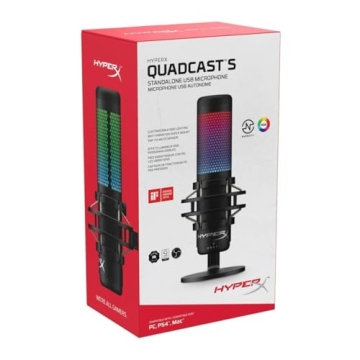 HyperX QuadCast S RGB USB Microphone - Buy Renewed!