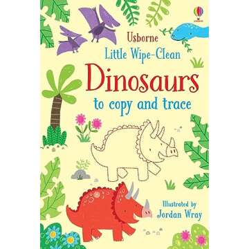 Wipe-Clean Dinosaurs for Kids' Learning and Fun