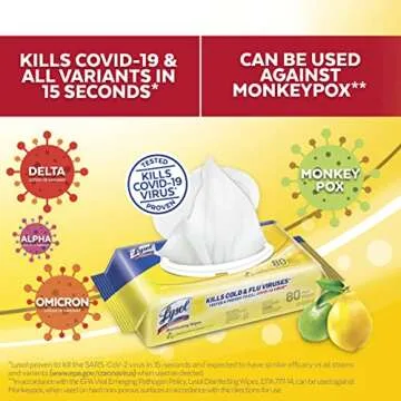 Lysol Disinfectant Wipes - Multi-Surface Cleaner 320 Count