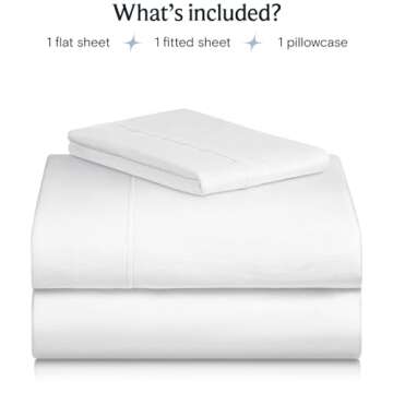 LuxClub 3 PC Sheet Bed Sheets Deep Pockets Eco-Friendly Wrinkle Free Kids Fitted Sheets Machine Wash...