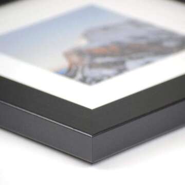 Frame It Easy 30x30 Black Wood Frame for Art